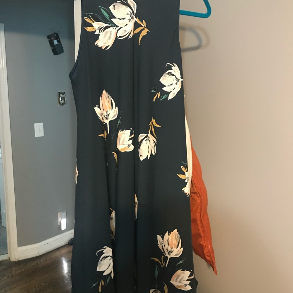Amanda Uprichard Navy Tie back dress